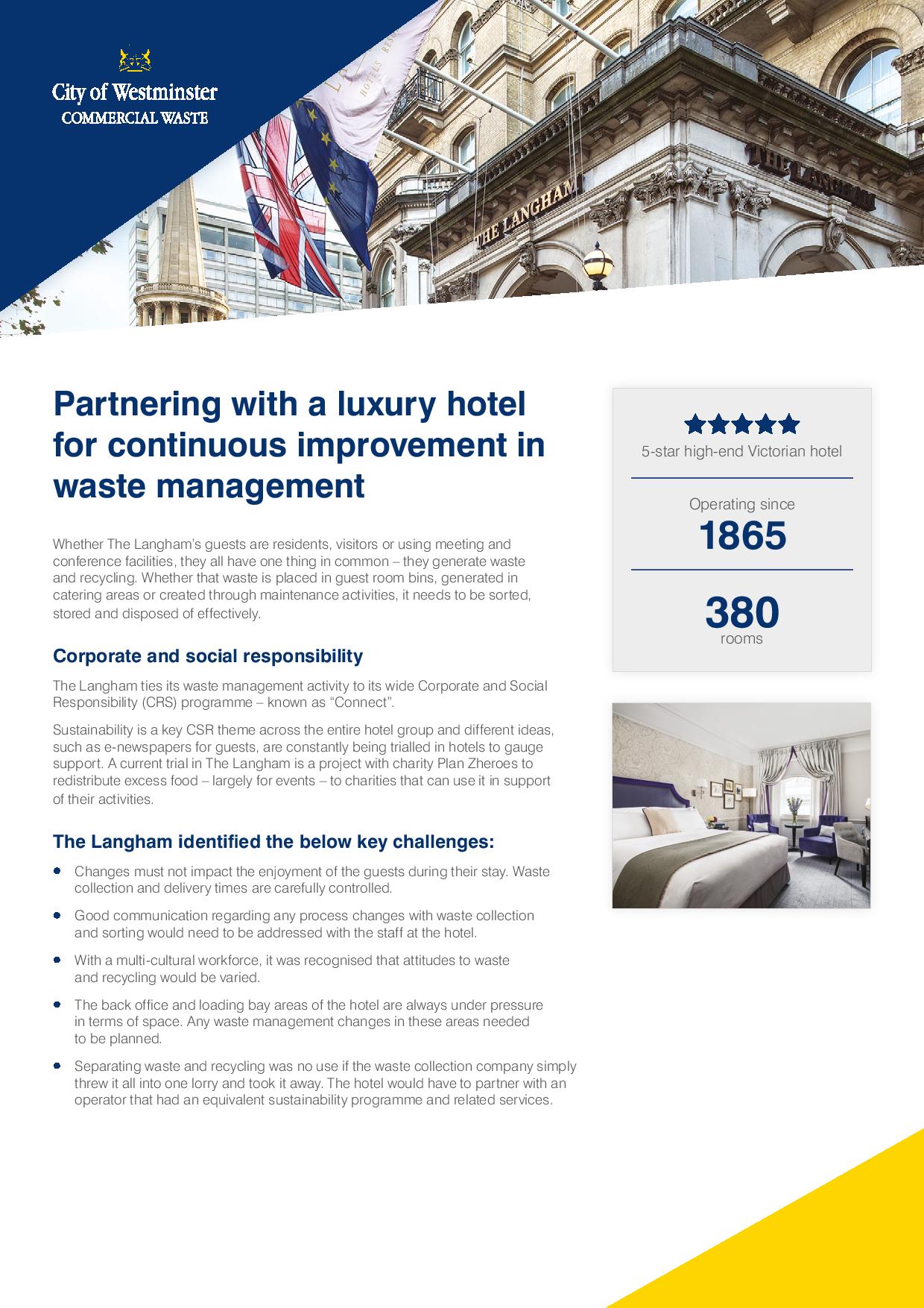 Westminster City Council Commercial Waste Services The Langham London Hotel Case Study (2)-page-001